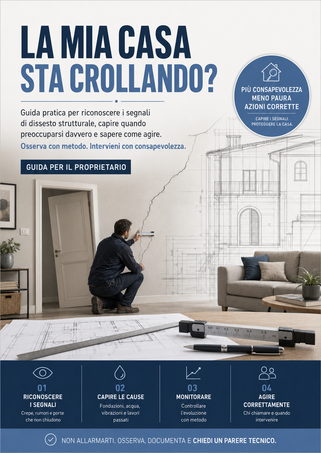 La mia casa sta crollando? Guida ai segnali di dissesto
